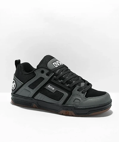 DVS Comanche Charcoal, Black & White Skate Shoes