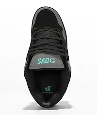 DVS Enduro Black, Charcoal & Turquoise Skate Shoes