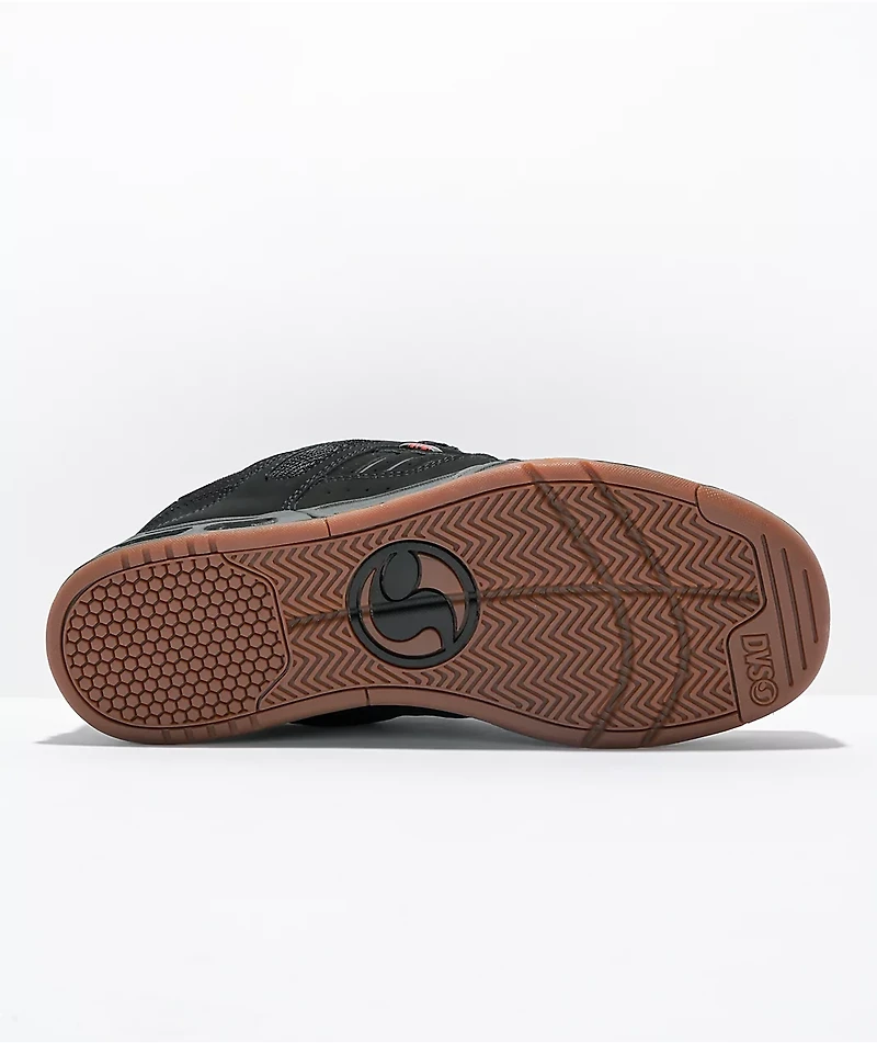 DVS Enduro Heir Black, Red, & Gum Skate Shoes