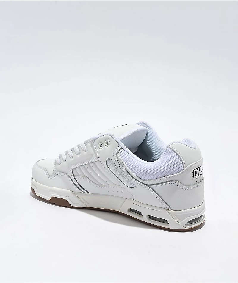 DVS Enduro Heir White & Gum Skate Shoes