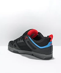 DVS Gambol Black, Fiery Red, & Blue Skate Shoes
