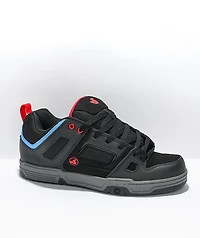 DVS Gambol Black, Fiery Red, & Blue Skate Shoes