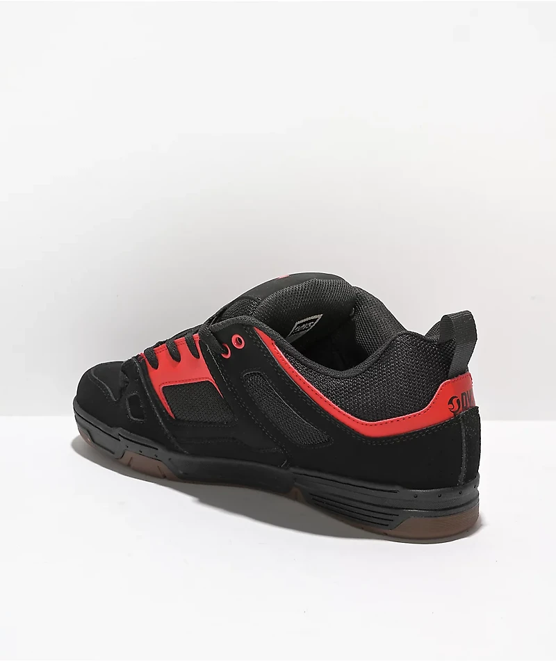 DVS Gambol Black, Red, & Gum Skate Shoes