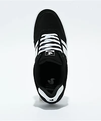 DVS Milan CS Black & White Skate Shoes