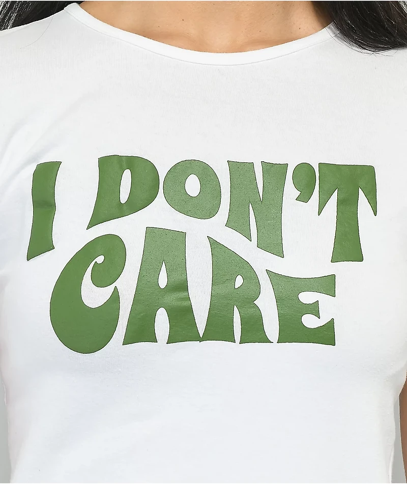Daisy Street IDC White Crop T-Shirt