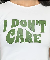 Daisy Street IDC White Crop T-Shirt