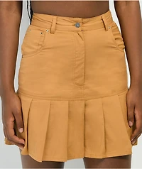 Daisy Street x Bratz Pleated Brown Skirt