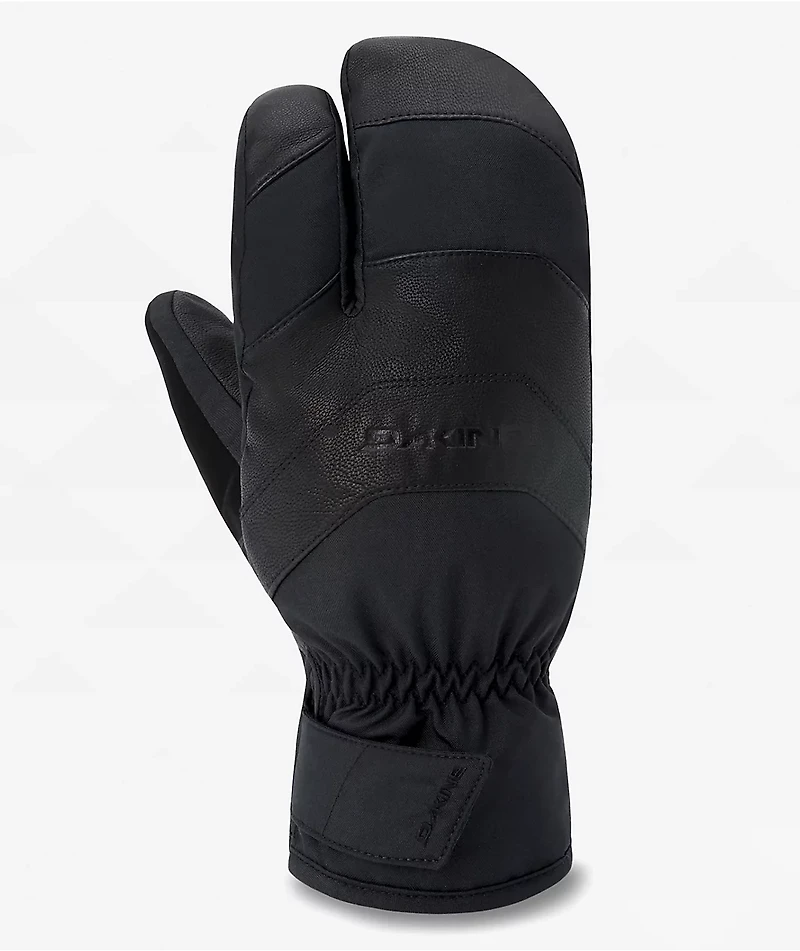 Dakine Camaro Short Trigger Black Snowboard Mittens