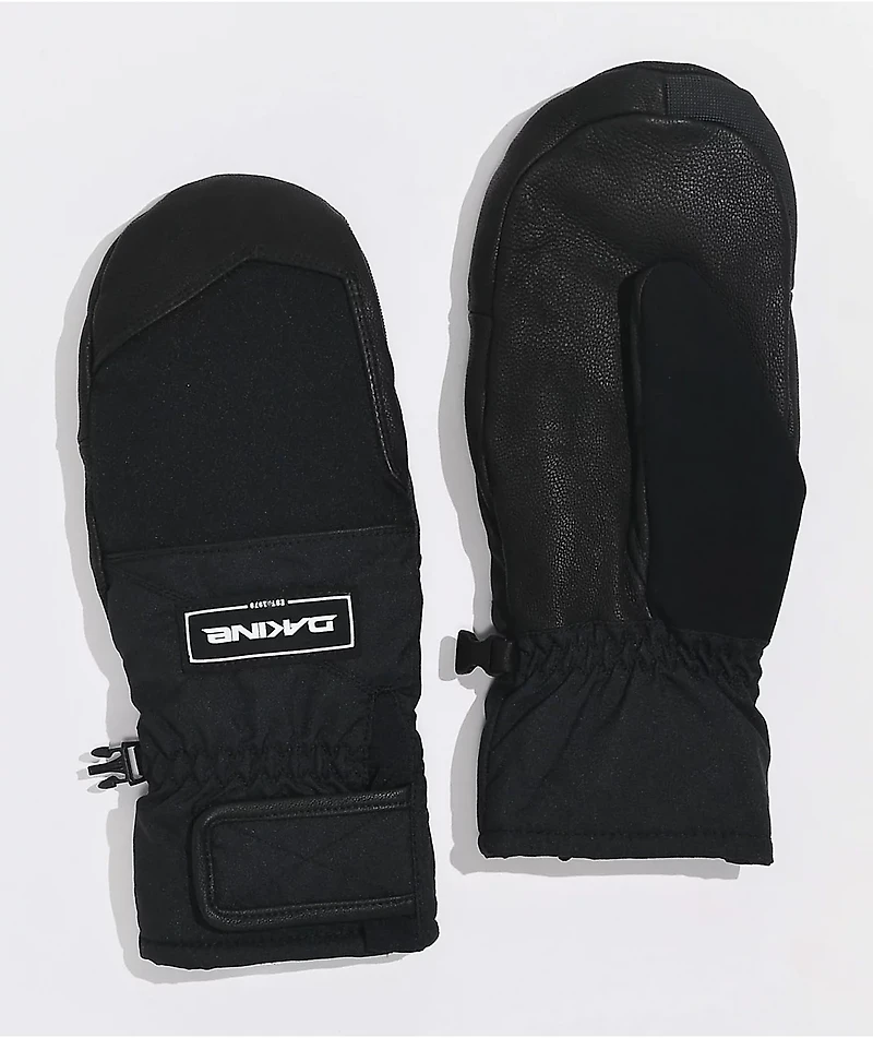 Dakine Charger Black Snowboard Mittens