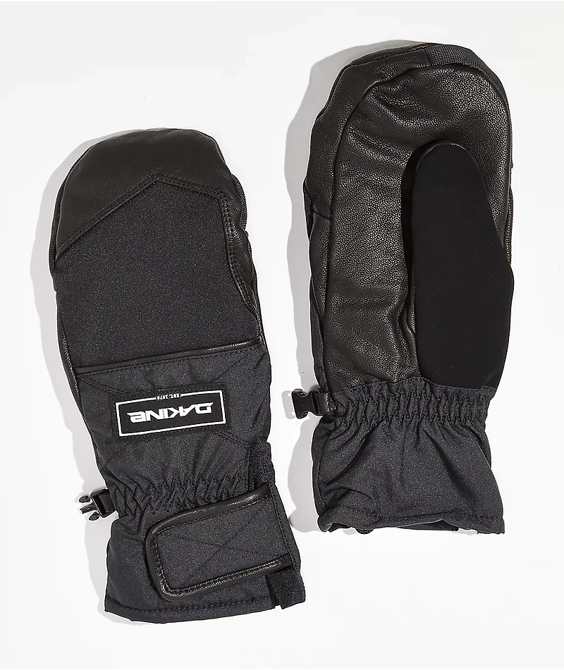 Dakine Charger Black Snowboard Mittens