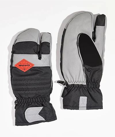 Dakine Fillmore Trigger Black & Grey Snowboard Mittens 2023