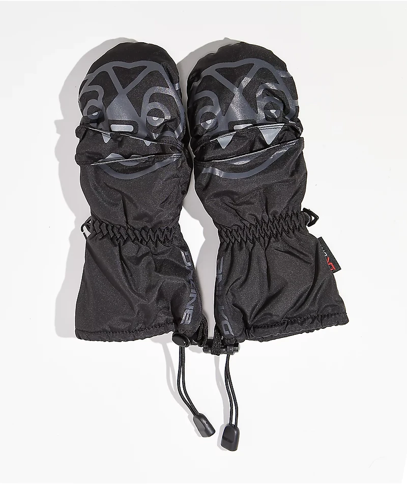Dakine Kids Scrambler Black Snowboard Mittens