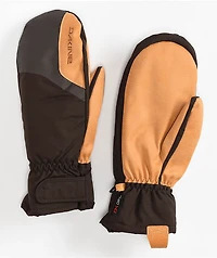 Dakine Nova Black & Tan Snowboard Mittens