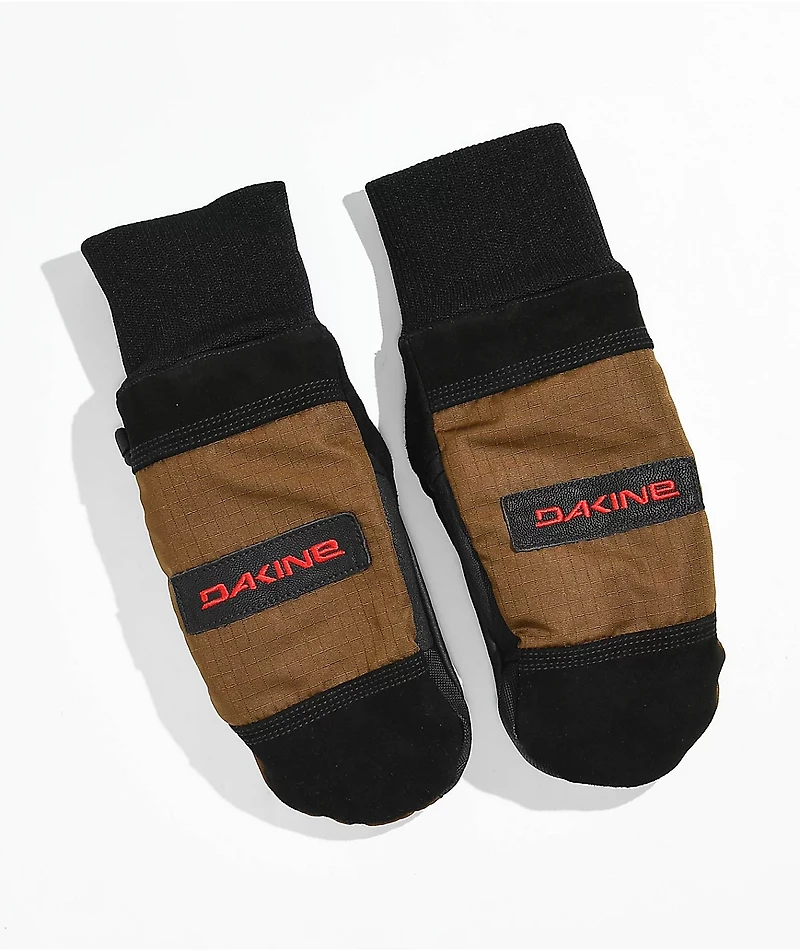 Dakine Pinto Brown Snowboard Mittens 2023
