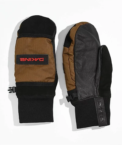 Dakine Pinto Brown Snowboard Mittens 2023