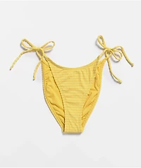 Damsel Bridget Beaded Yellow High Leg Bikini Bottom