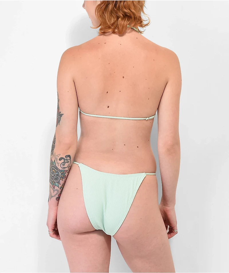 Damsel Cassie Mint High Leg Bikini Bottom