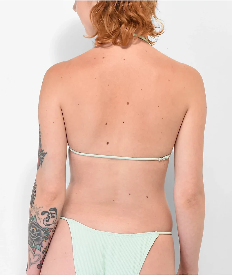 Damsel Cassie Mint Triangle Bikini Top