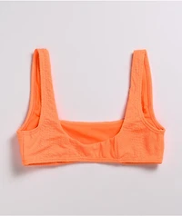 Damsel Croc Orange Bikini Top