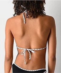 Damsel Lena Black Polka Dot Triangle Bikini Top