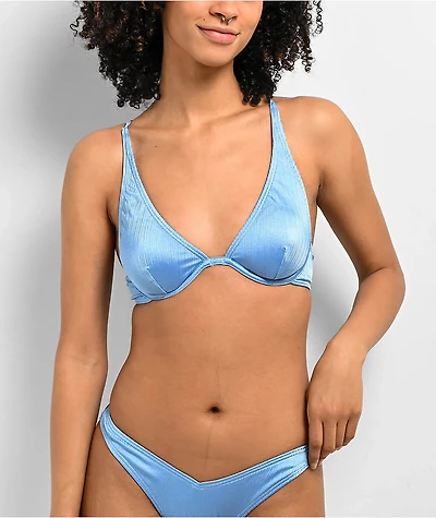 Damsel Meg Blue Underwire Bikini Top
