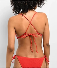 Damsel Rita Summertime Red Triangle Bikini Top