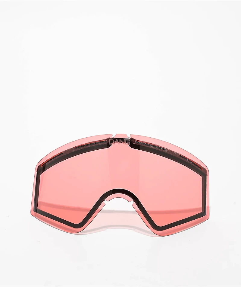 Dang Joey Fava White & Blue Mirror Snowboard Goggles