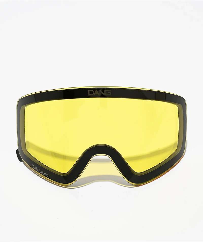 Dang Shades FL2.0 Magnet Tech Sand & Chrome Snowboard Goggles