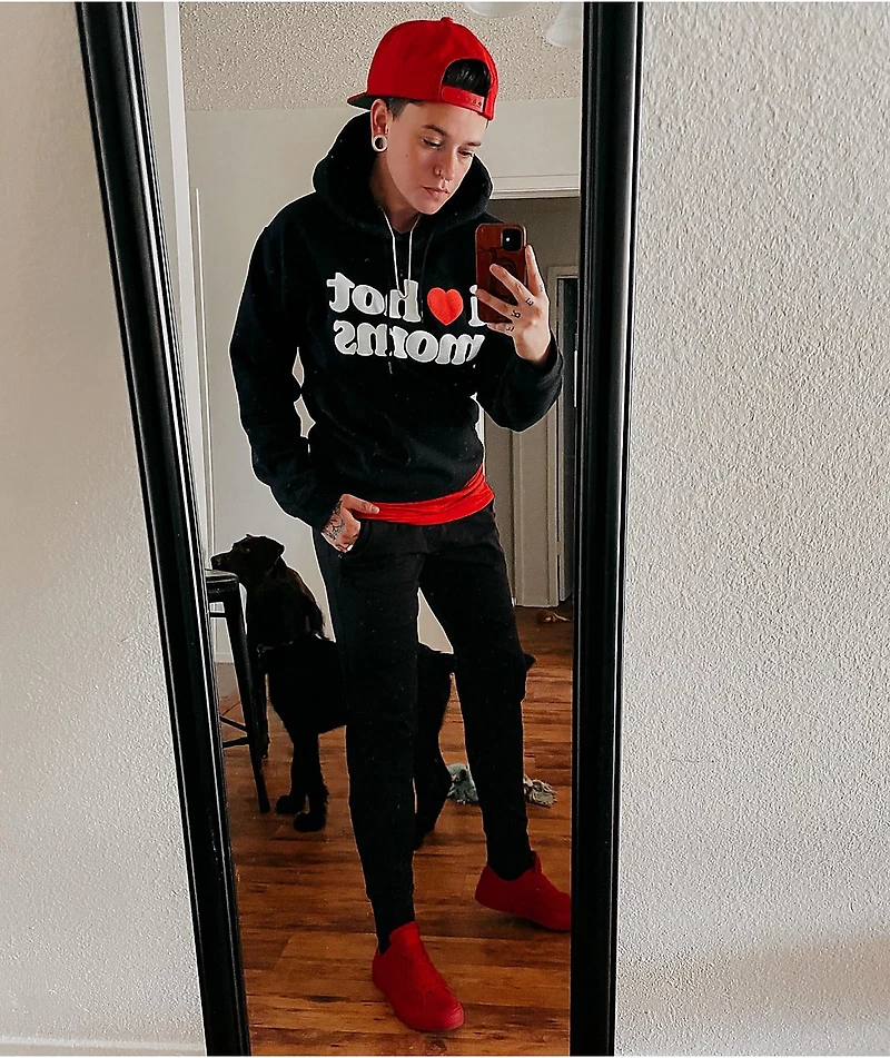 Danny Duncan I Heart Hot Moms Black Hoodie