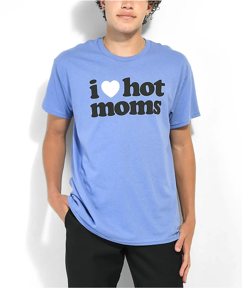 Danny Duncan I Heart Moms Lavender T-Shirt