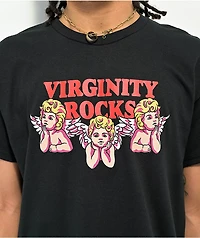 Danny Duncan Virginity Rocks Angel Black T-Shirt