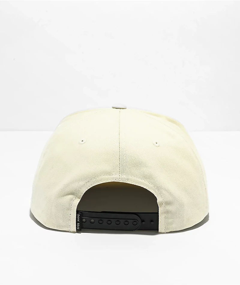 Dark Seas Andres Off White Snapback Hat