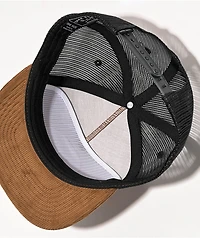 Dark Seas Broadway Brown Corduroy Trucker Hat