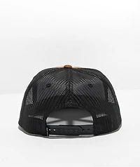 Dark Seas Broadway Brown Corduroy Trucker Hat