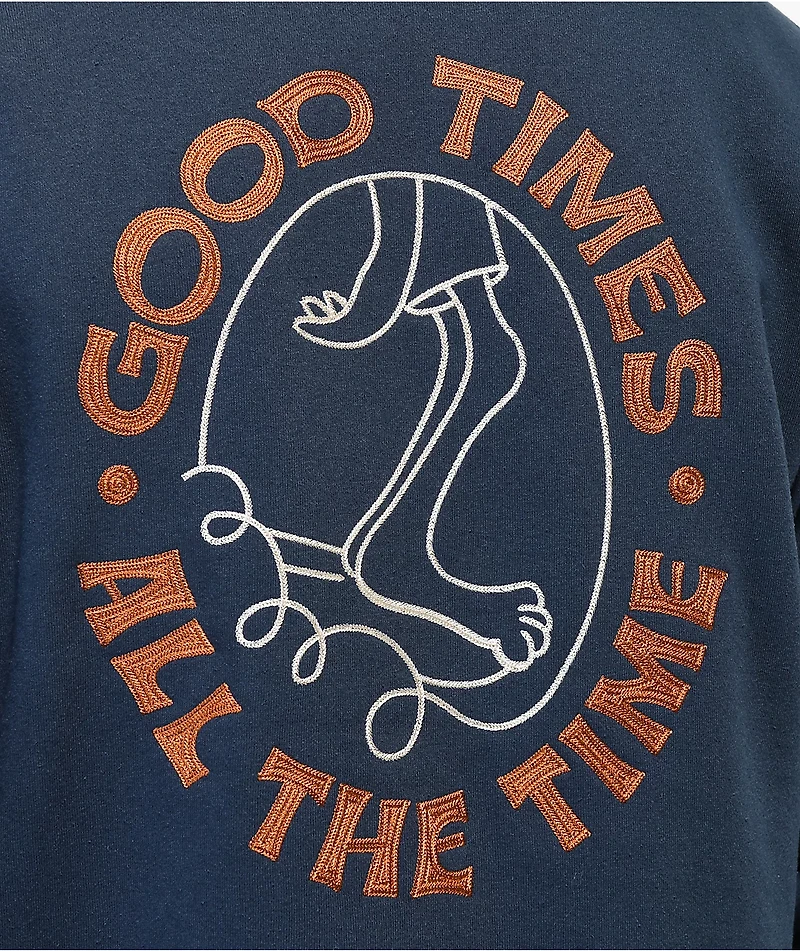 Dark Seas Cambridge Navy Crewneck Sweatshirt