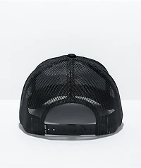 Dark Seas Everyday Black Trucker Hat