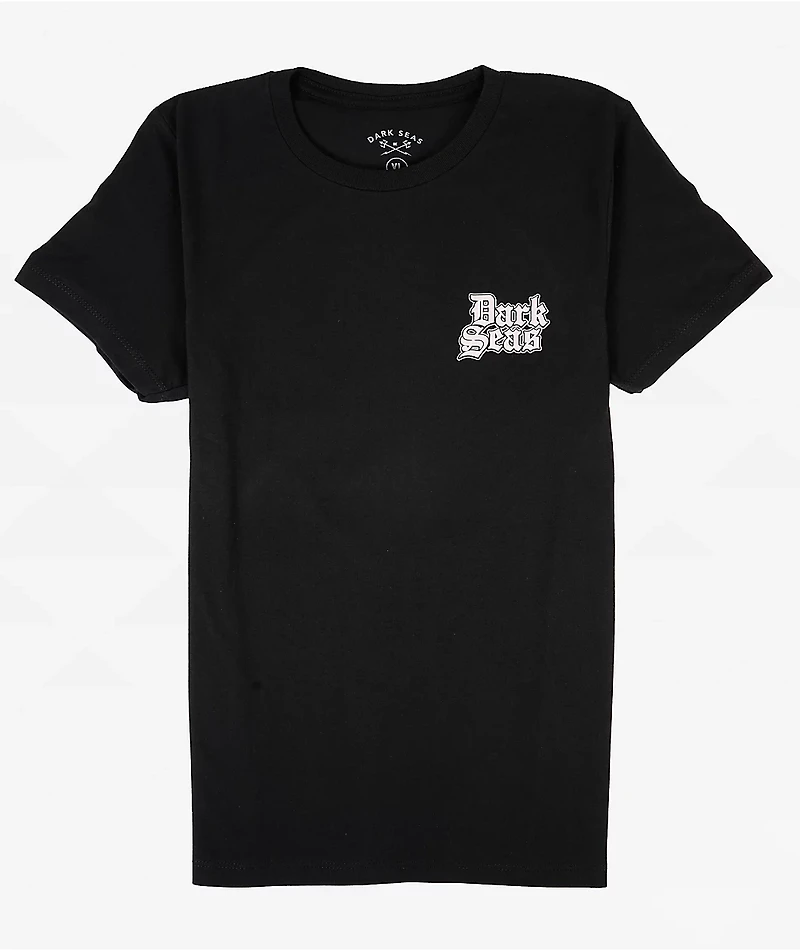 Dark Seas Kids Close Out Black T-Shirt