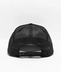 Dark Seas Murre Black Trucker Hat