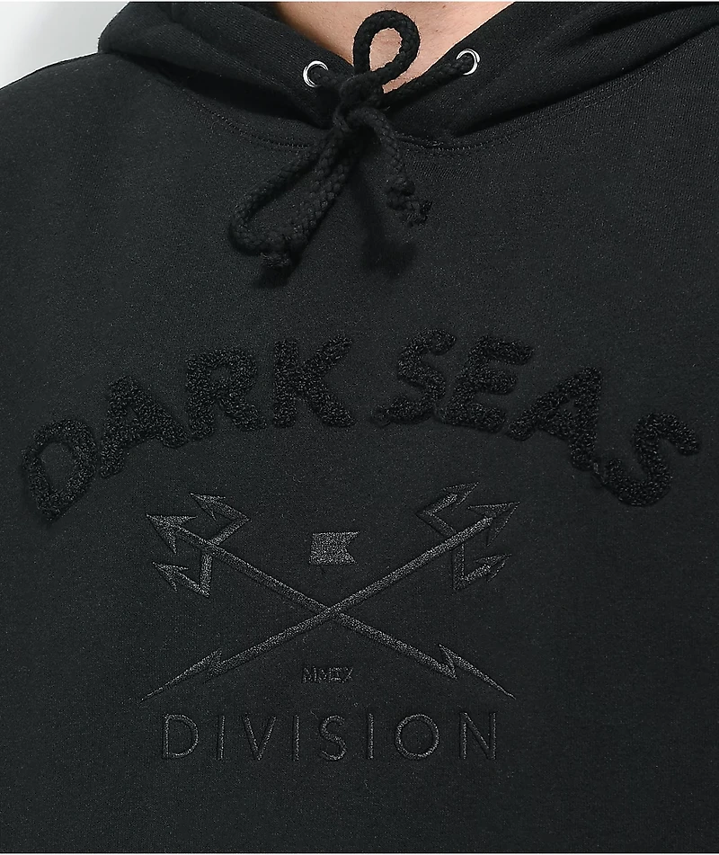 Dark Seas Scripps Black Hoodie