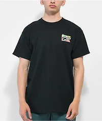 Dark Seas Wave Rave Black T-Shirt