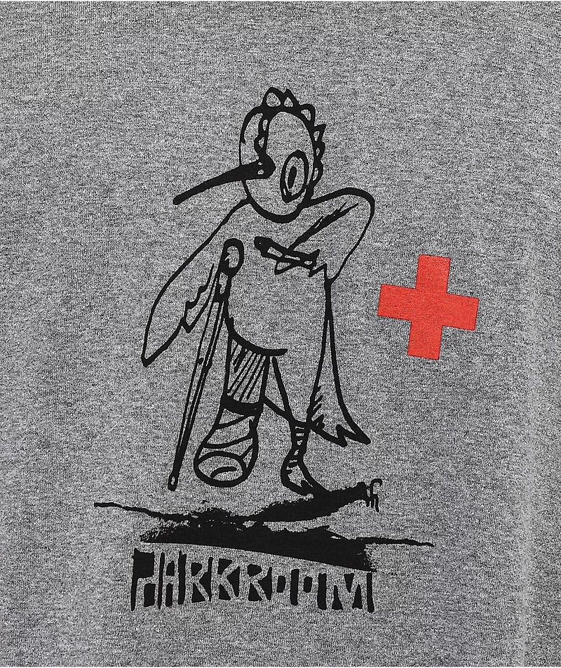 Darkroom Damaged Grey T-Shirt