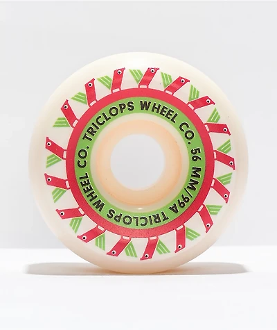 Darkroom Triclops Sniper 56mm 99a White Skateboard Wheels