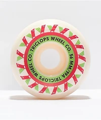 Darkroom Triclops Sniper 56mm 99a White Skateboard Wheels