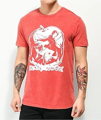 Death Note Apple Red Washed T-Shirt