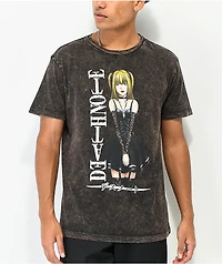 Death Note Misa 2 Washed Blacked T-Shirt