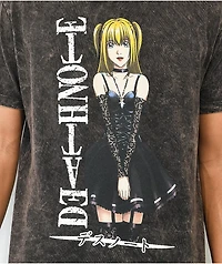 Death Note Misa Black Wash T-Shirt