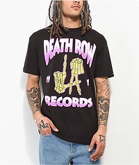Death Row LA Bones Black T-Shirt