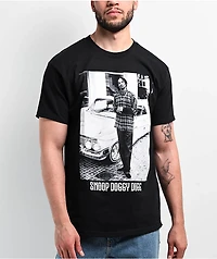 Death Row Snoop Dogg Photographic Black T-Shirt