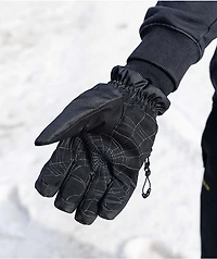 Deathgrip Ghoul Black Web Snowboard Gloves