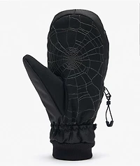 Deathgrip Ghoul Black Web Snowboard Mittens